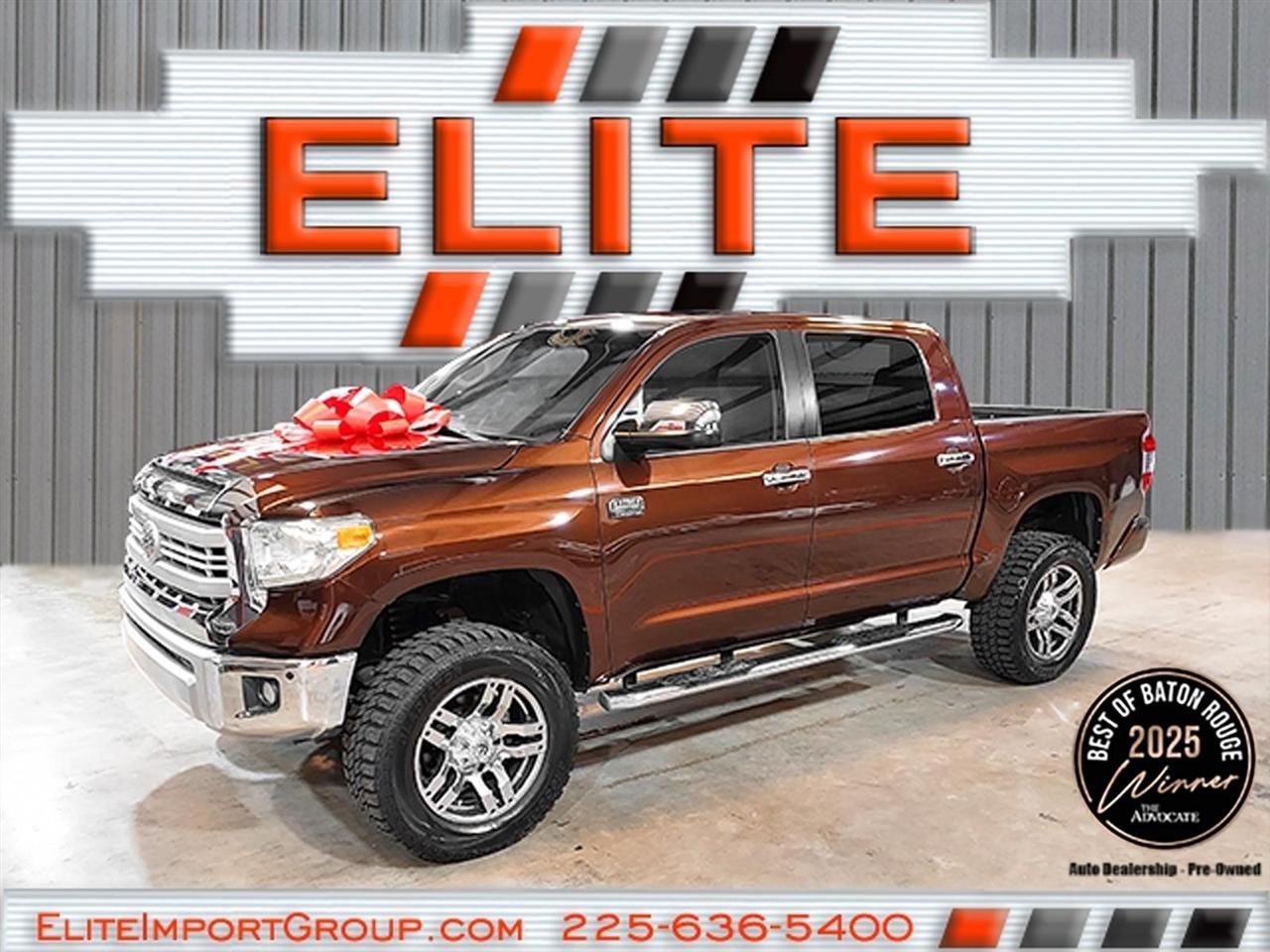 2014 Toyota Tundra 4WD Truck CrewMax 5.7L FFV V8 6-Spd AT Platinum (Natl)