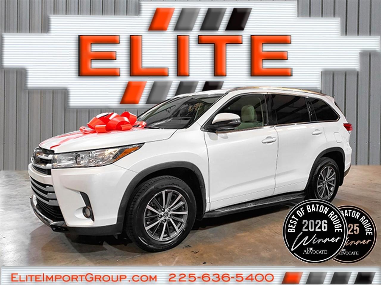 Toyota Highlander XLE V6 FWD (Natl) 2018