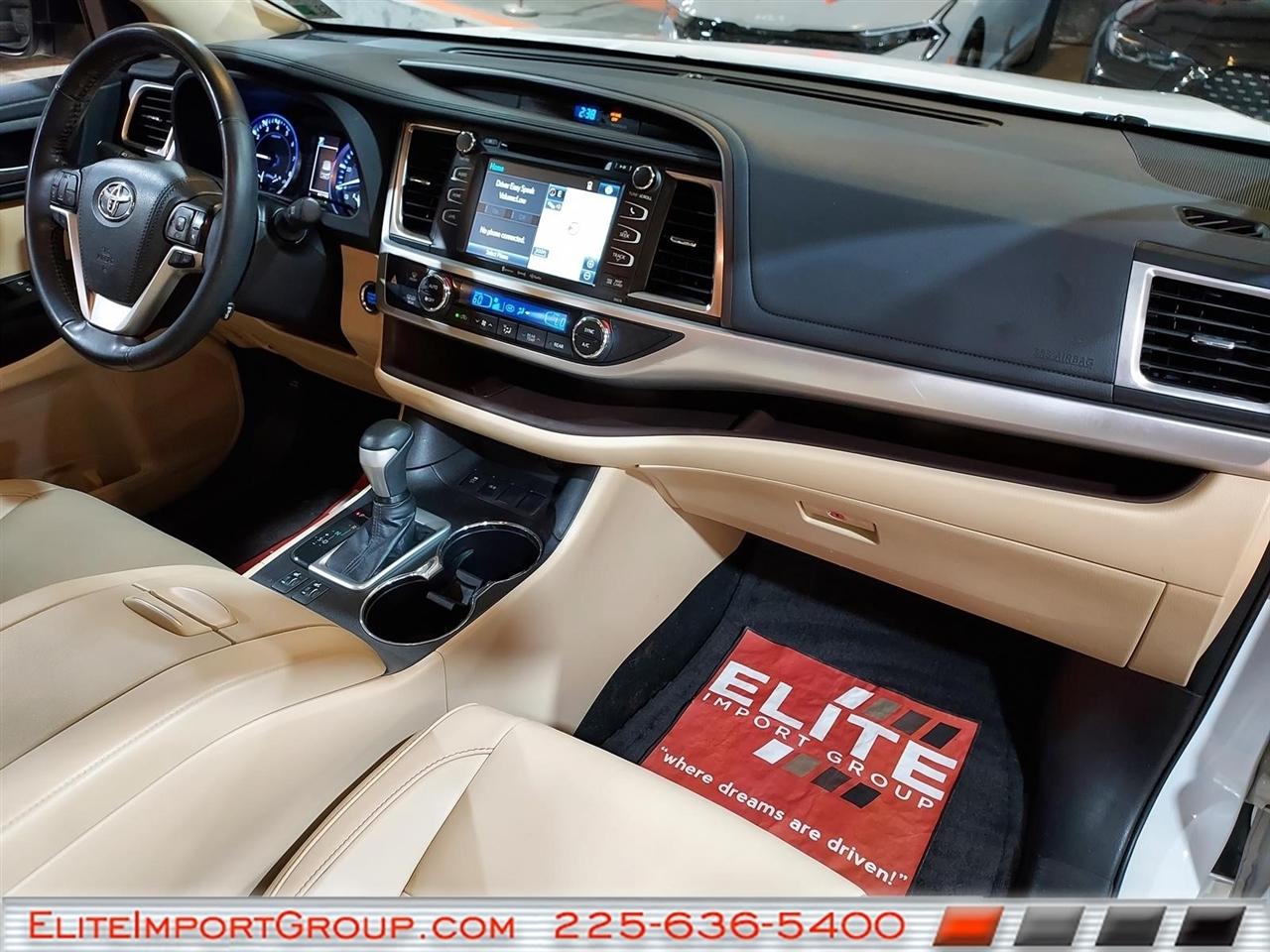 Toyota Highlander XLE V6 FWD (Natl) 2018