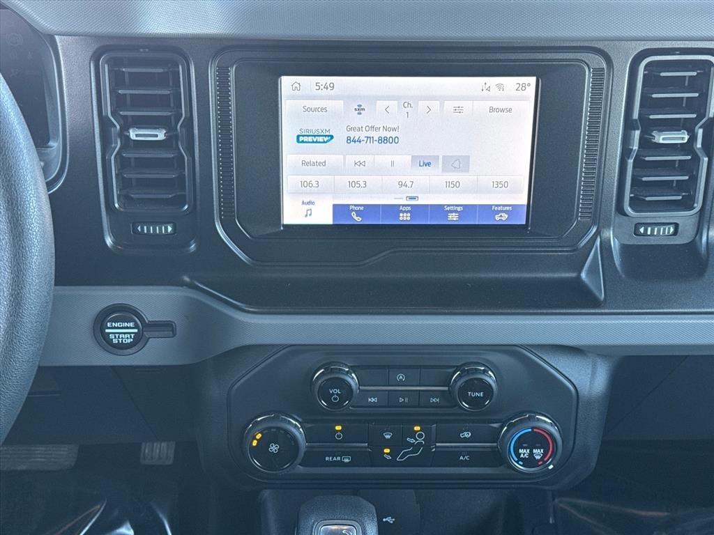 Ford Bronco Black Diamond 4 Door Advanced 4x4 2021