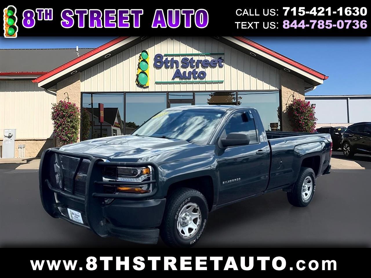 2018 Chevrolet Silverado 1500 4WD Reg Cab 133.0" Work Truck