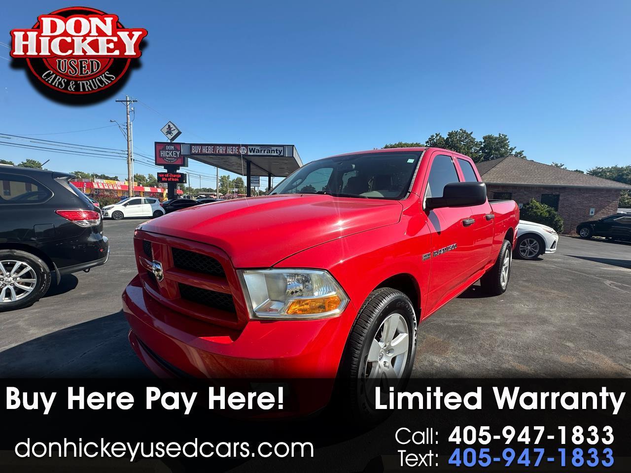 RAM 1500 2WD Quad Cab 140.5" Express 2012