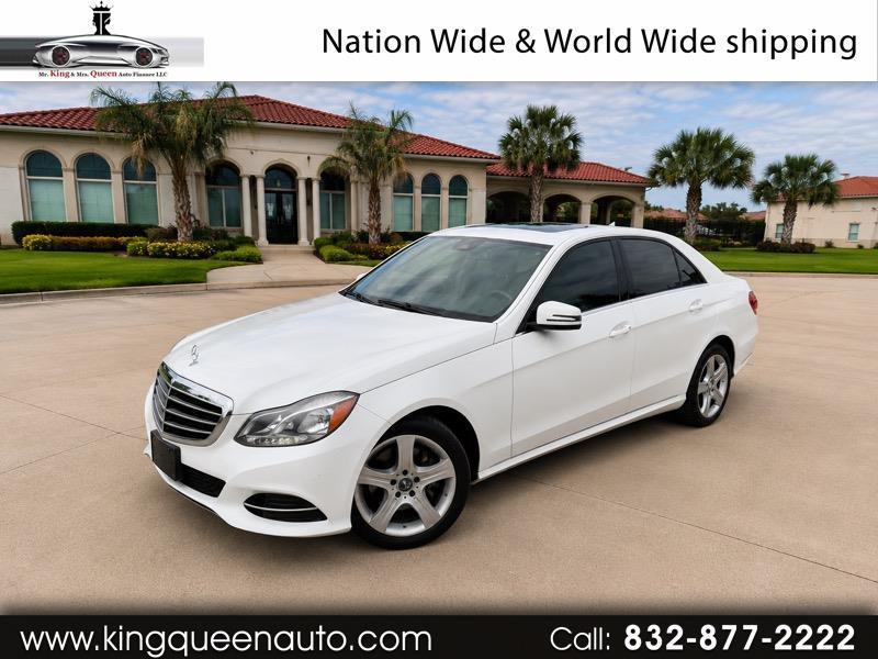 White 2014 Mercedes-Benz E-Class Sedan All-Wheel Drive Automatic