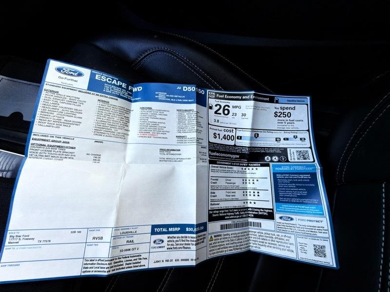 Ford Escape  2018