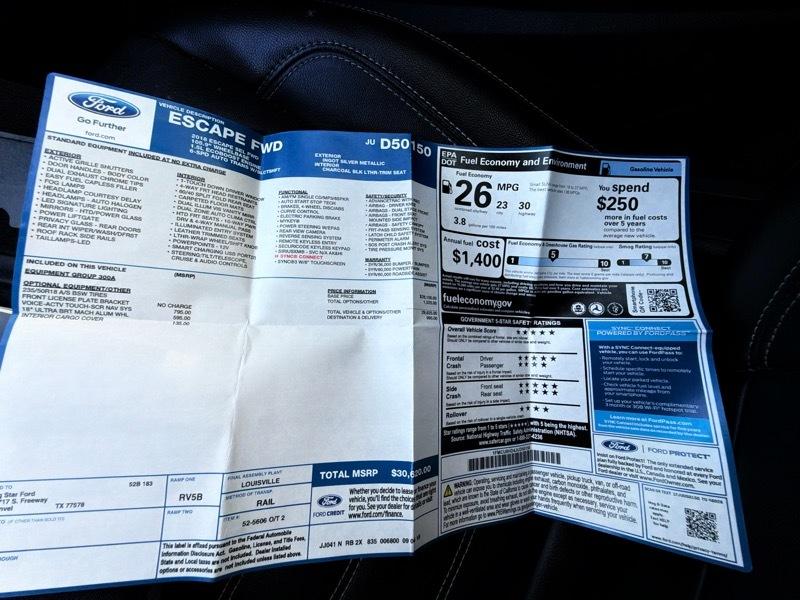 Ford Escape  2018