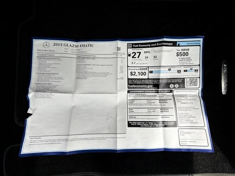Mercedes-Benz GLA-Class GLA250 4MATIC 2015