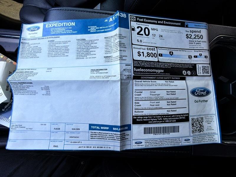Ford Expedition XLT 2018