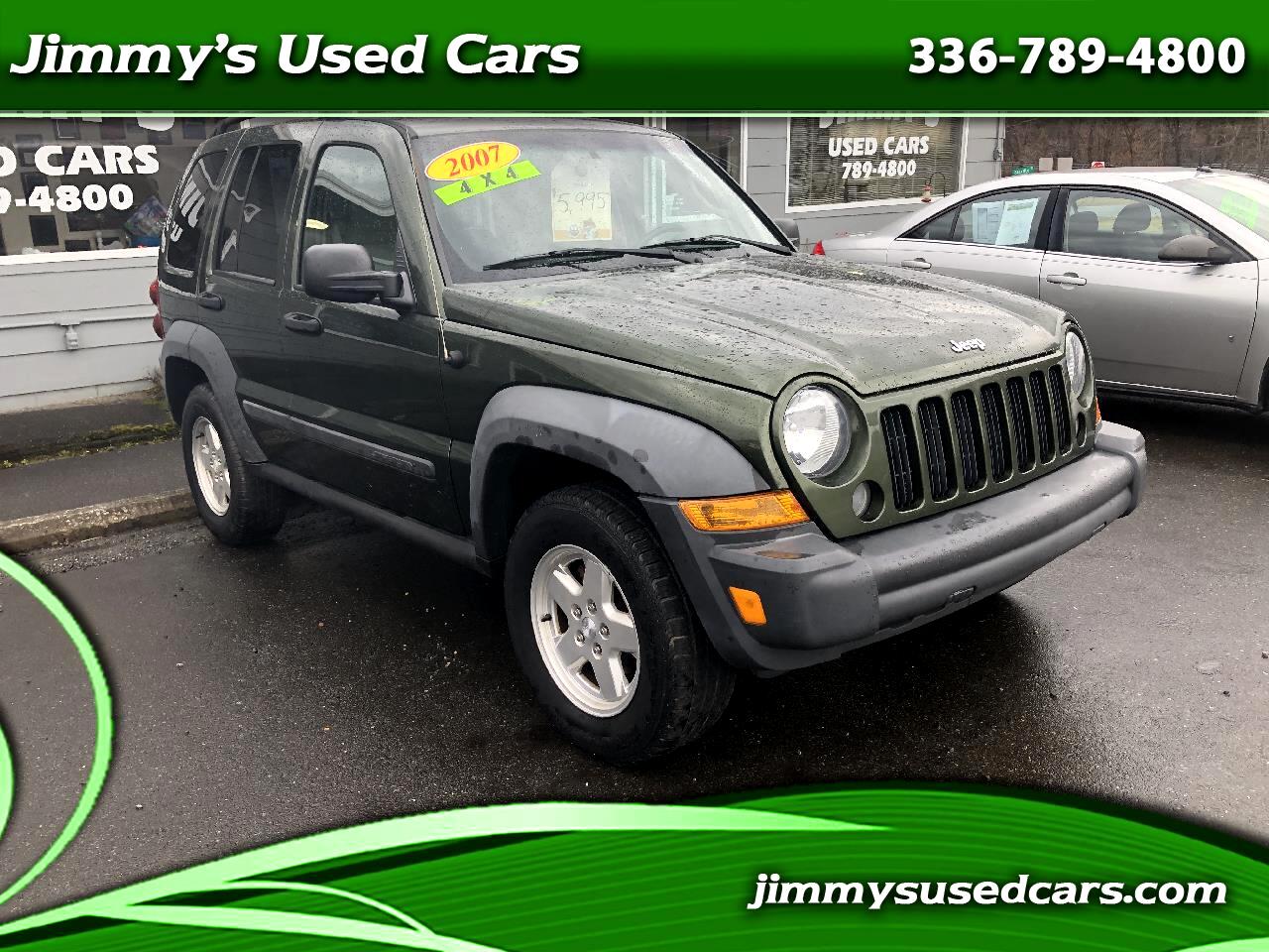 Used 2007 Jeep Liberty Sport 4WD for Sale in Mount Airy NC 27030 Jimmy