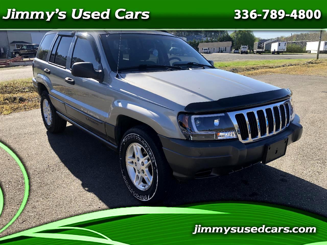 Used 2002 Jeep Grand Cherokee Laredo 4WD for Sale in Mount Airy NC 27030 Jimmy's Used Cars