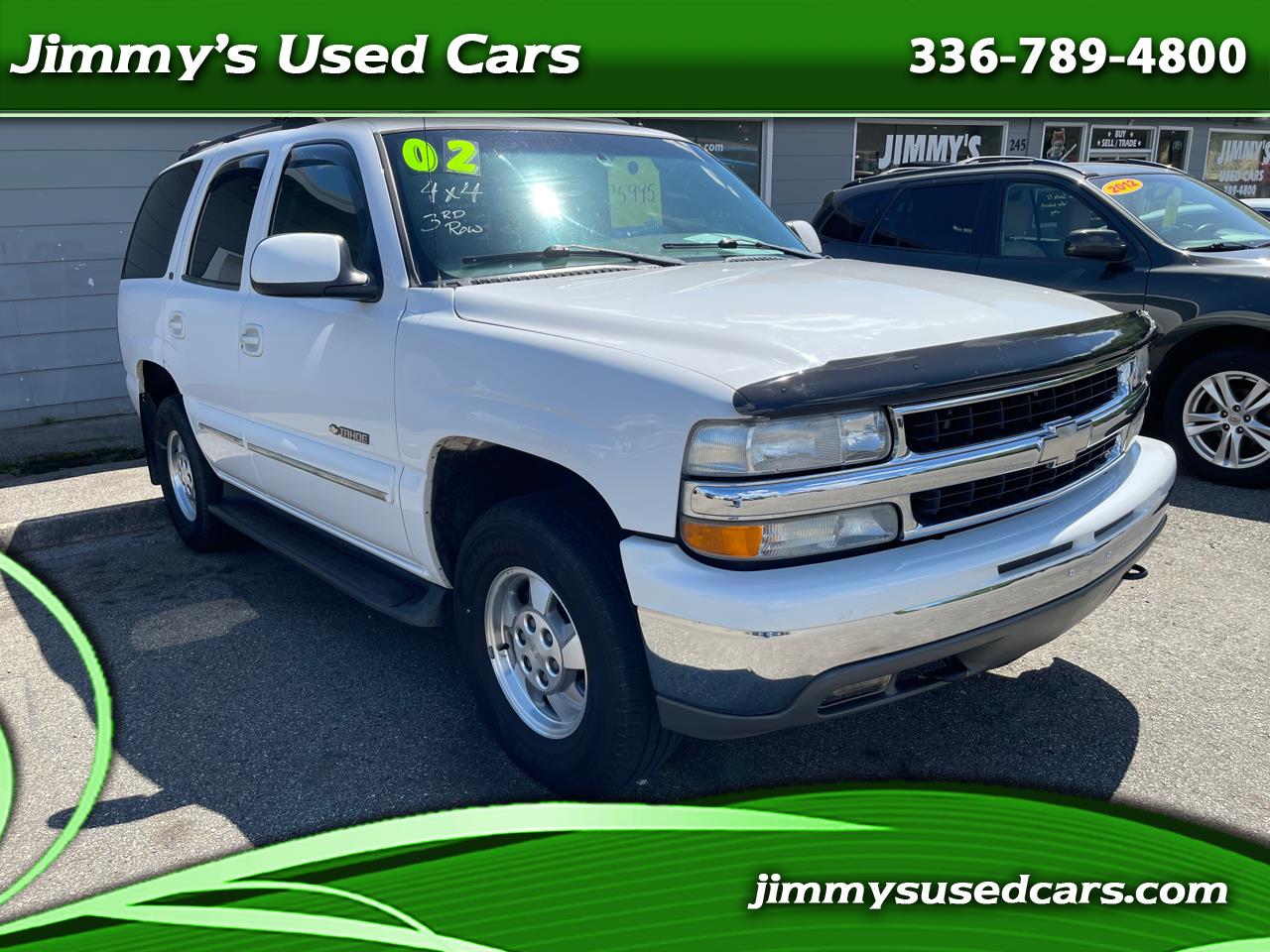 Used 2002 Chevrolet Tahoe 4WD for Sale in Mount Airy NC 27030 Jimmy's