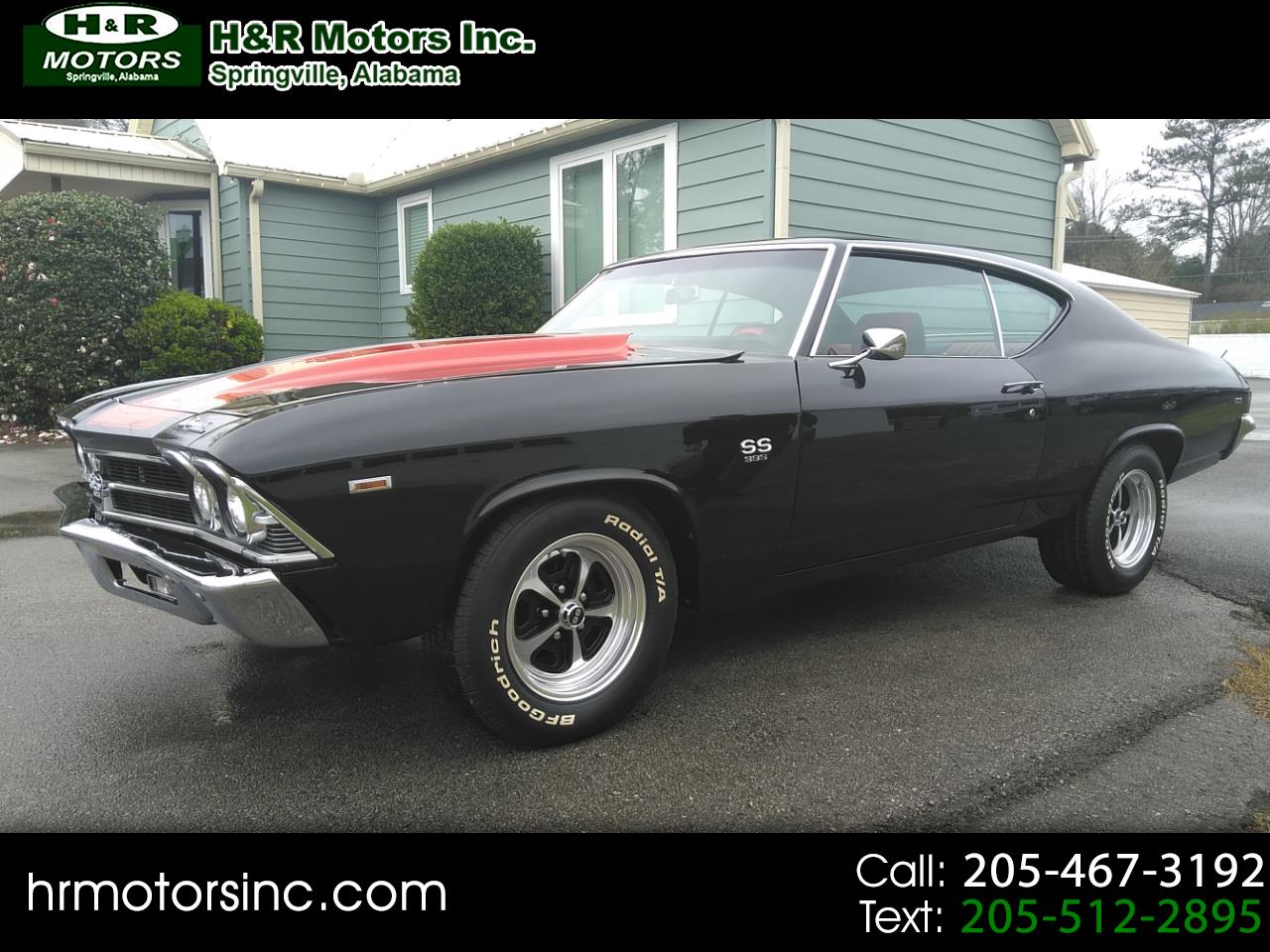 Used 1969 Chevrolet Chevelle SS for Sale in Springville AL 35146 H & R