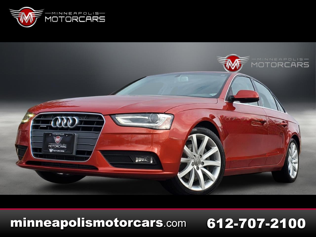 2013 Audi A4 2.0T Premium Plus Quattro Manual