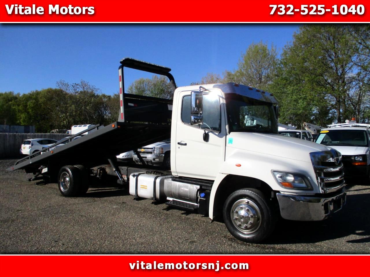 Used 2011 Hino 268 21 FOOT JERR DAN FLAT BED * TOW TRUCK * ROLL BACK