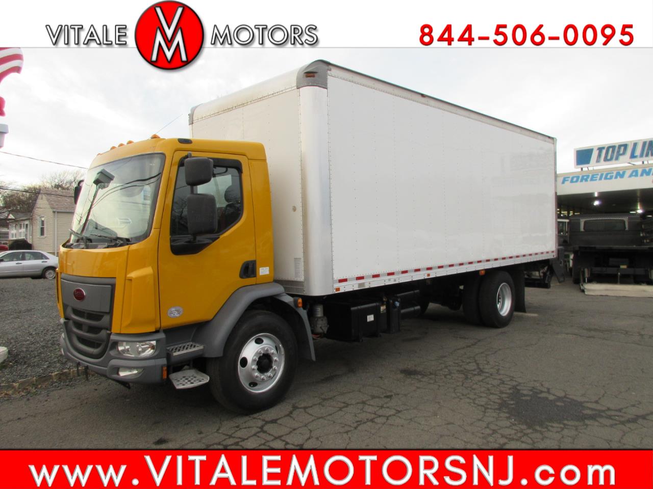 Used 2016 Peterbilt COE 220 24 FOOT BOX TRUCK, LIFT GATE 140K for Sale
