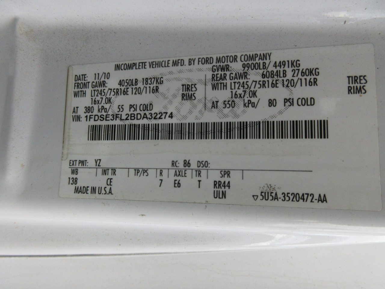 Ford Econoline  2011