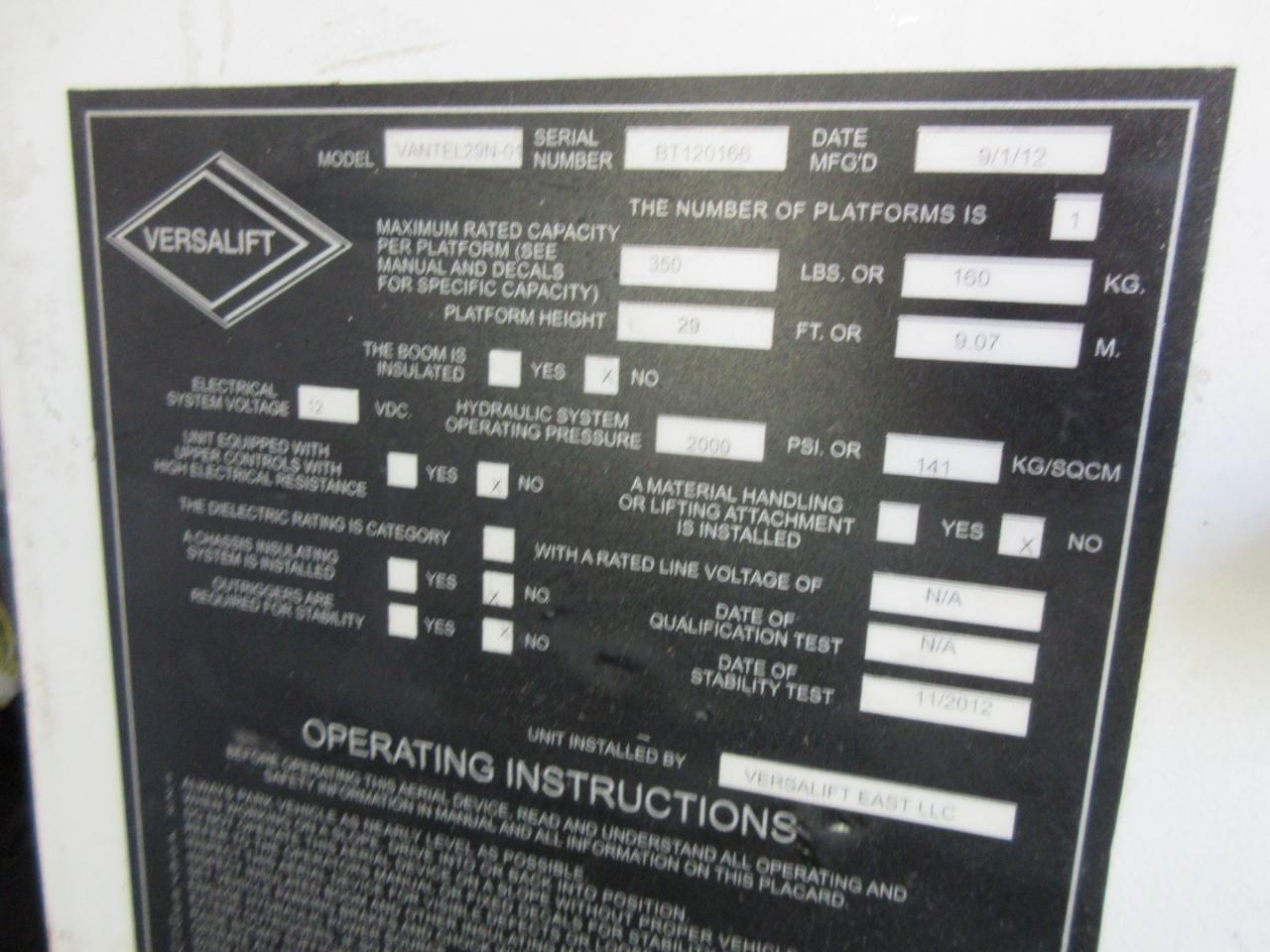 Ford Econoline  2012