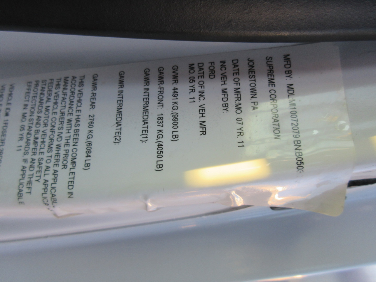 Ford Econoline  2011