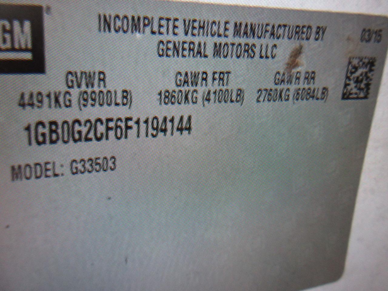 Chevrolet Express  2015