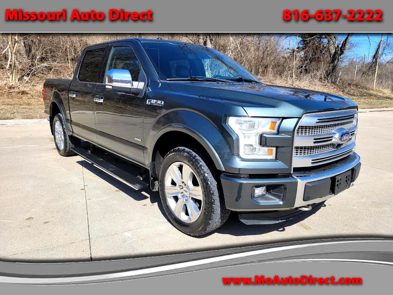 Ford F-150 Platinum SuperCrew 5.5-ft. Bed 4WD 2015