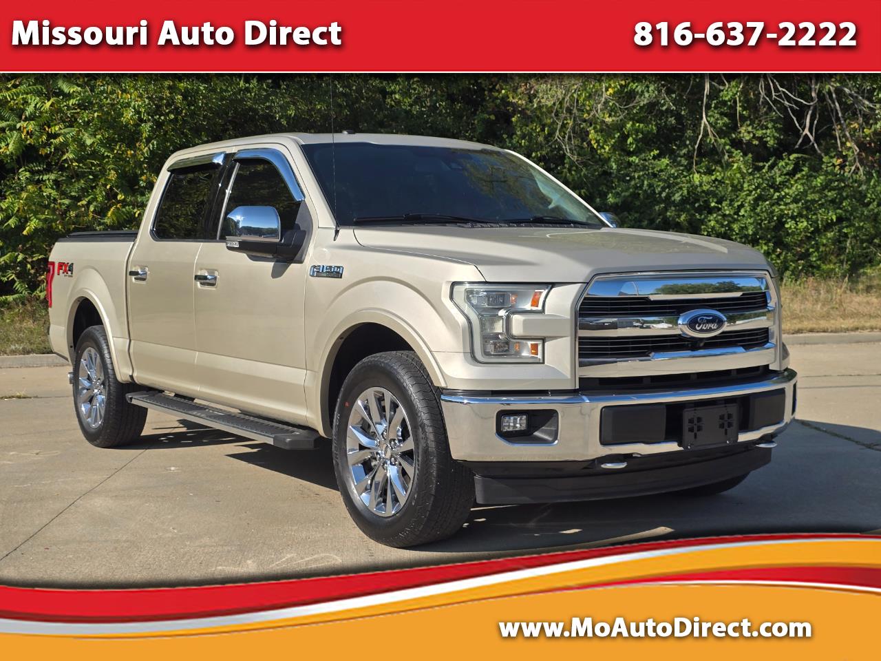 Ford F-150 Lariat SuperCrew 6.5-ft. Bed 4WD 2017 Ford F-150 Lariat SuperCrew 6.5-ft. Bed 4WD 2017