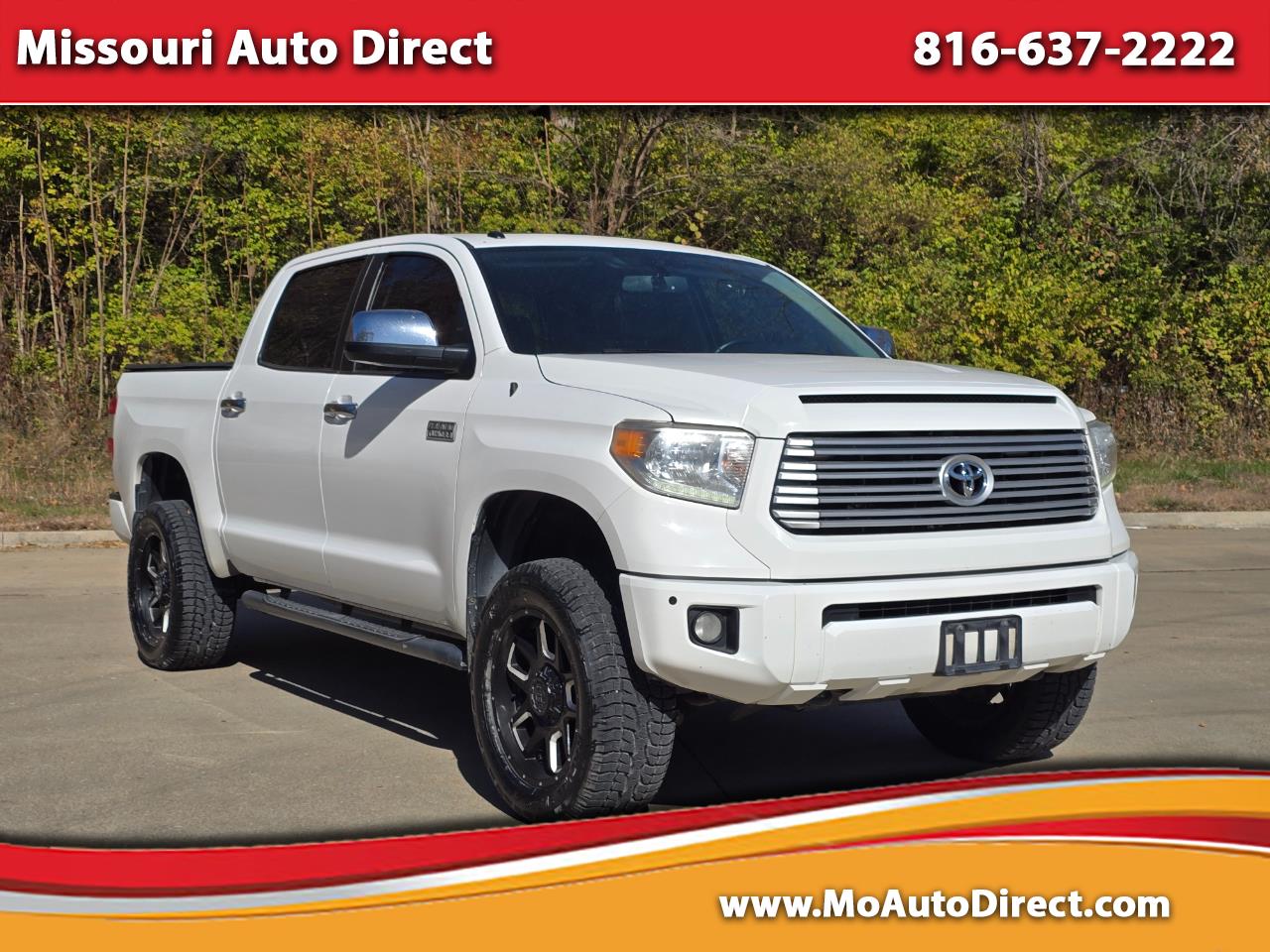 2017 Toyota Tundra Platinum CrewMax 5.7L FFV 4WD