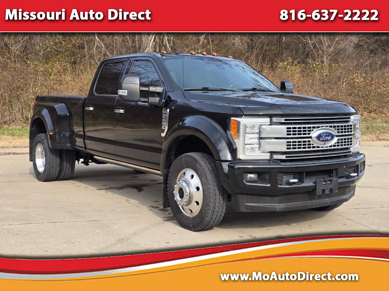 2018 Ford F-450 SD Platinum Crew Cab DRW 4WD