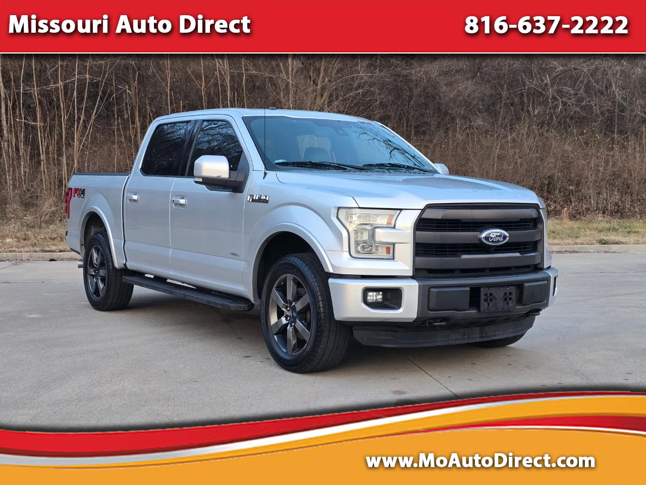 Ford F-150 Lariat SuperCrew 5.5-ft. Bed 4WD 2015