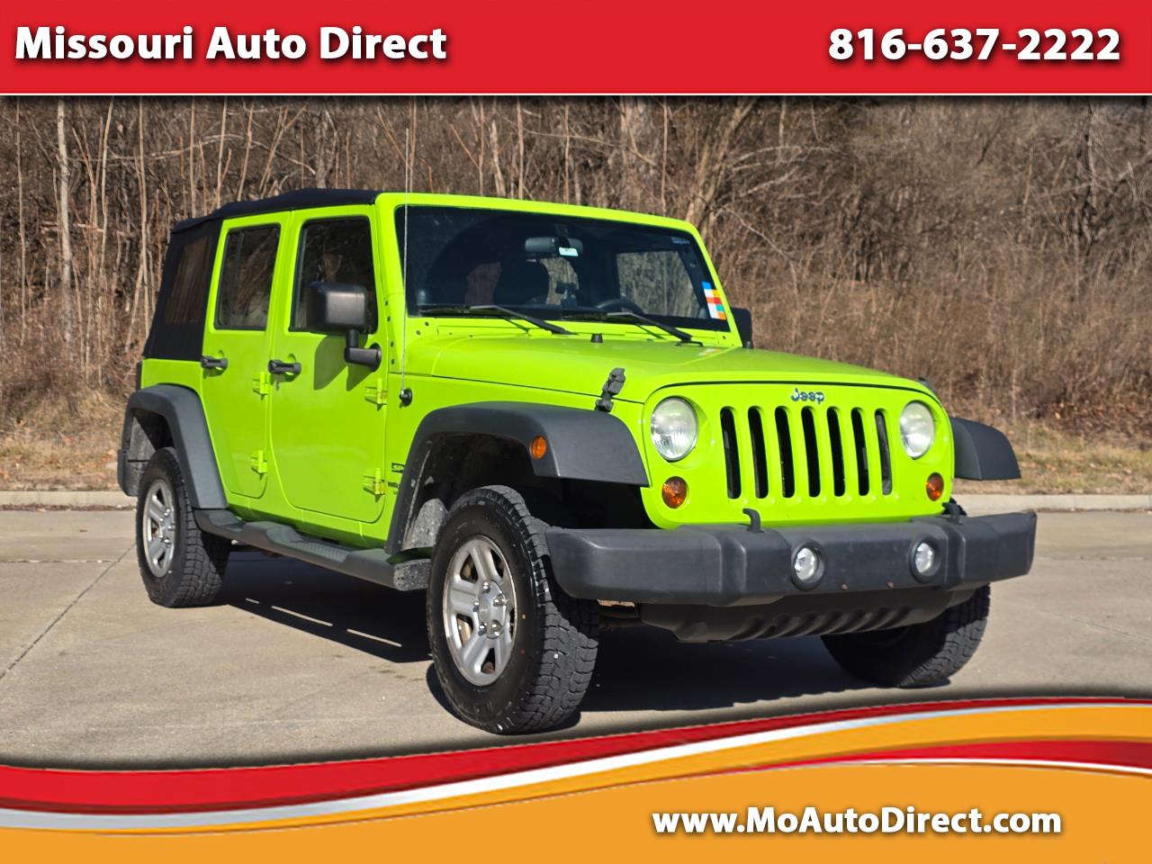 Jeep Wrangler Unlimited Sport 4WD 2012