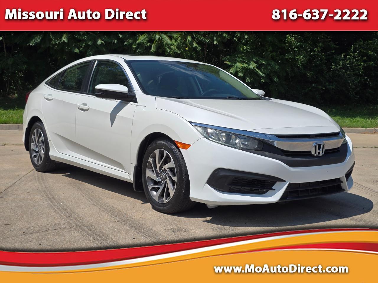 2016 Honda Civic EX Sedan CVT