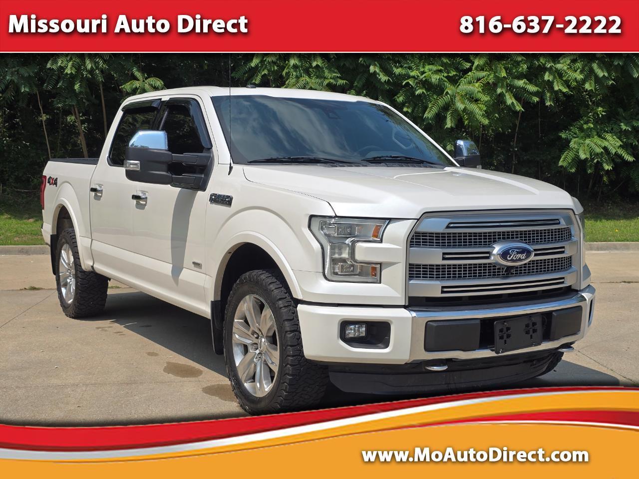 2016 Ford F-150 Platinum SuperCrew 5.5-ft. Bed 4WD