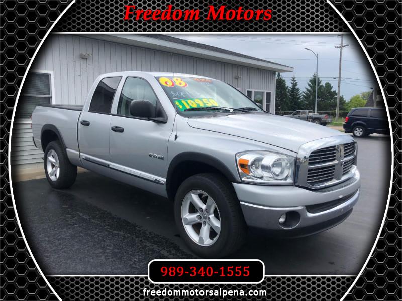 Used 2008 Dodge Ram 1500 SXT Quad Cab Long Bed 4WD for Sale in Alpena