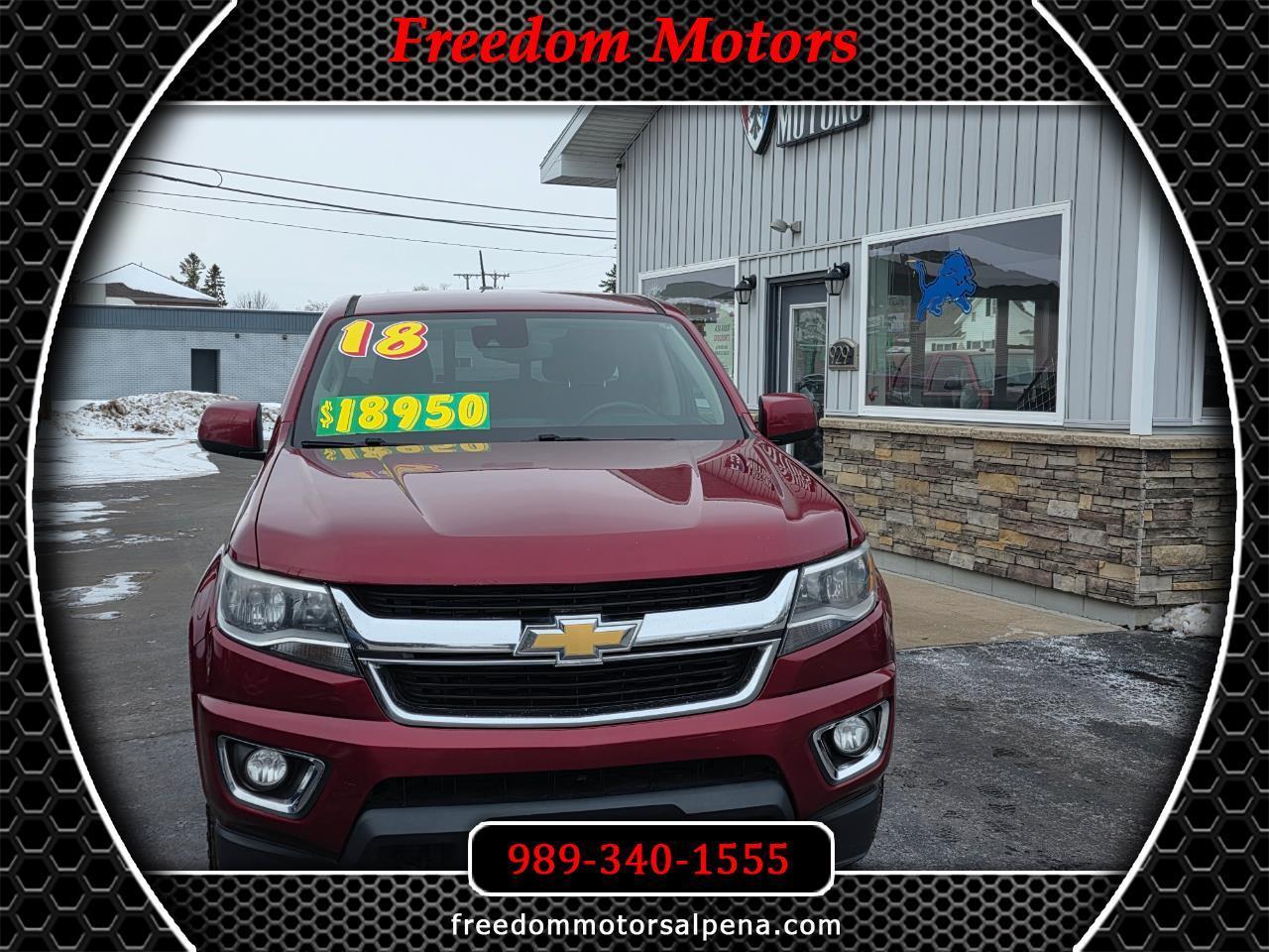 2018 Chevrolet Colorado LT Crew Cab 4WD Short Box