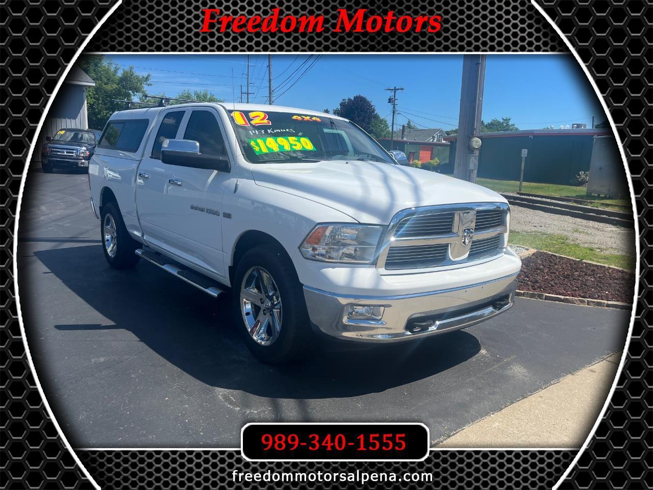 RAM 1500 SLT Quad Cab 4WD 2012