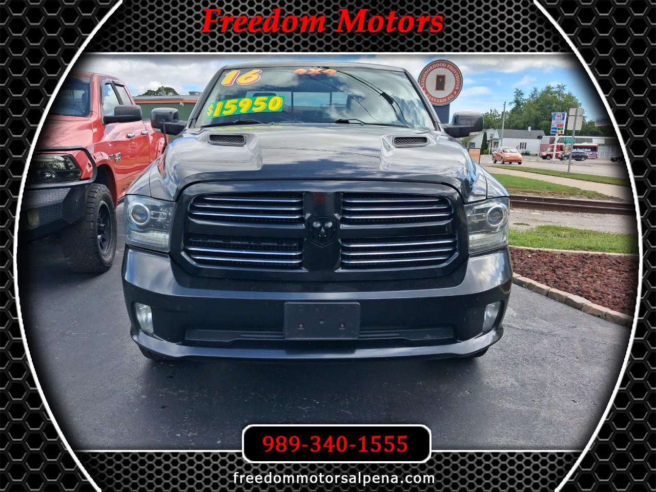 2016 RAM 1500 Sport Quad Cab 4WD