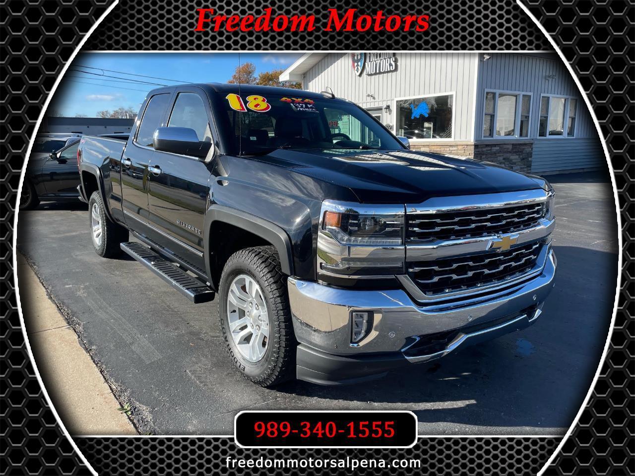 2018 Chevrolet Silverado 1500 LTZ Double Cab Short Box 4WD