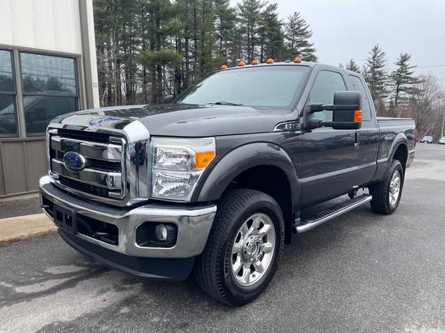 Gray 2016 Ford F-250 Super Duty Lariat SuperCab 4WD Pickup Truck Four-Wheel Drive Automatic