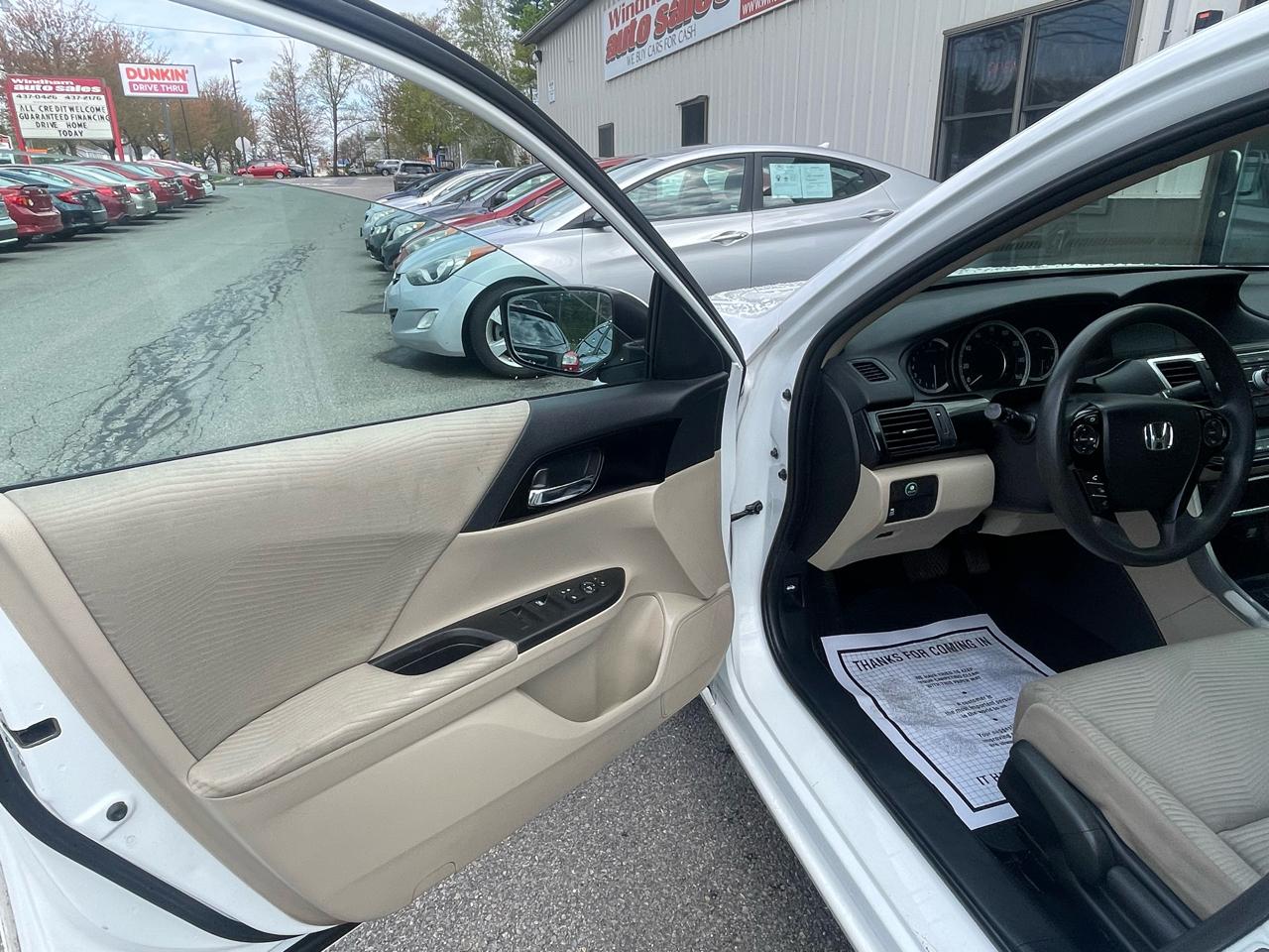 Honda Accord Sedan LX CVT 2017