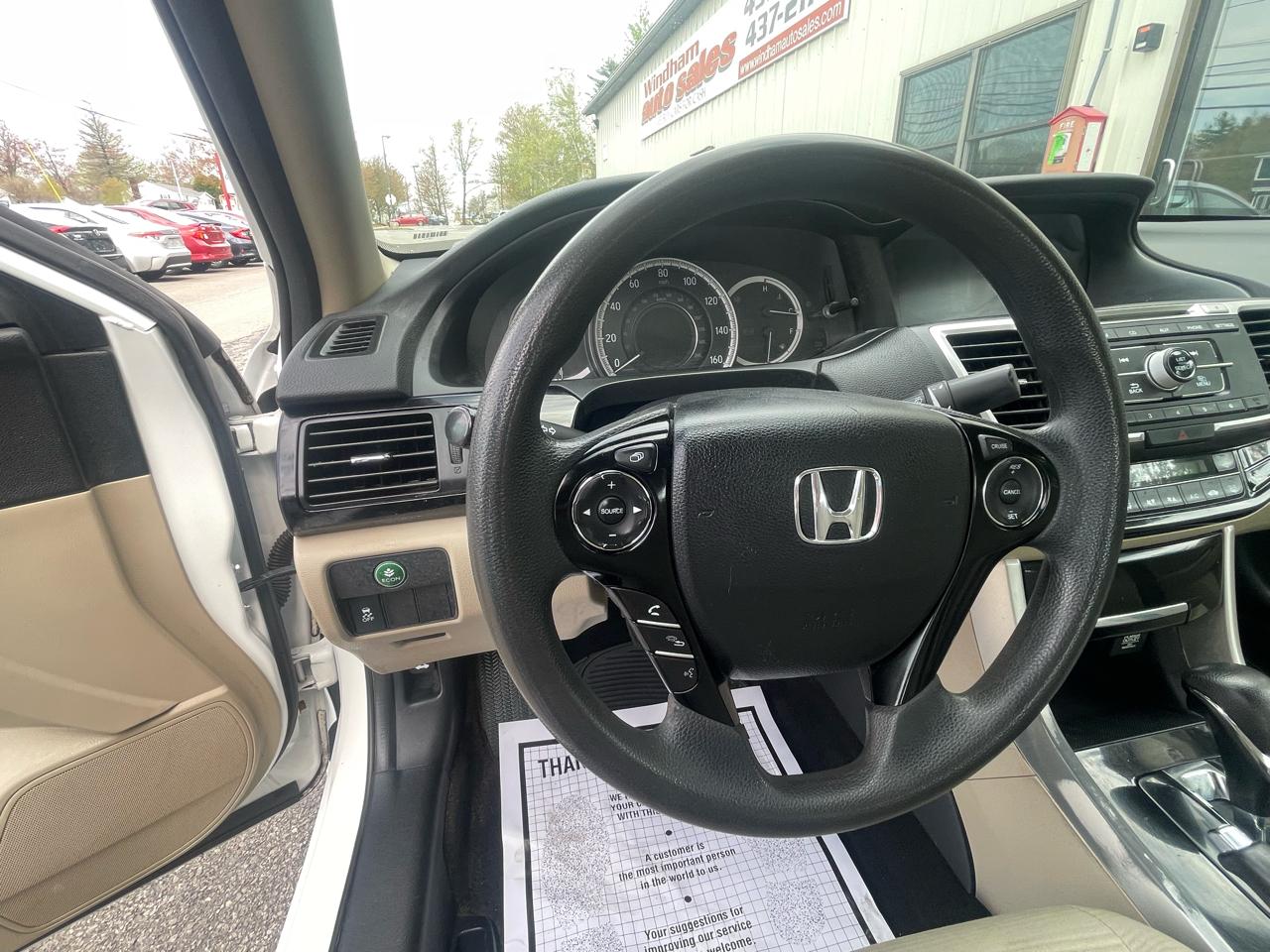 Honda Accord Sedan LX CVT 2017