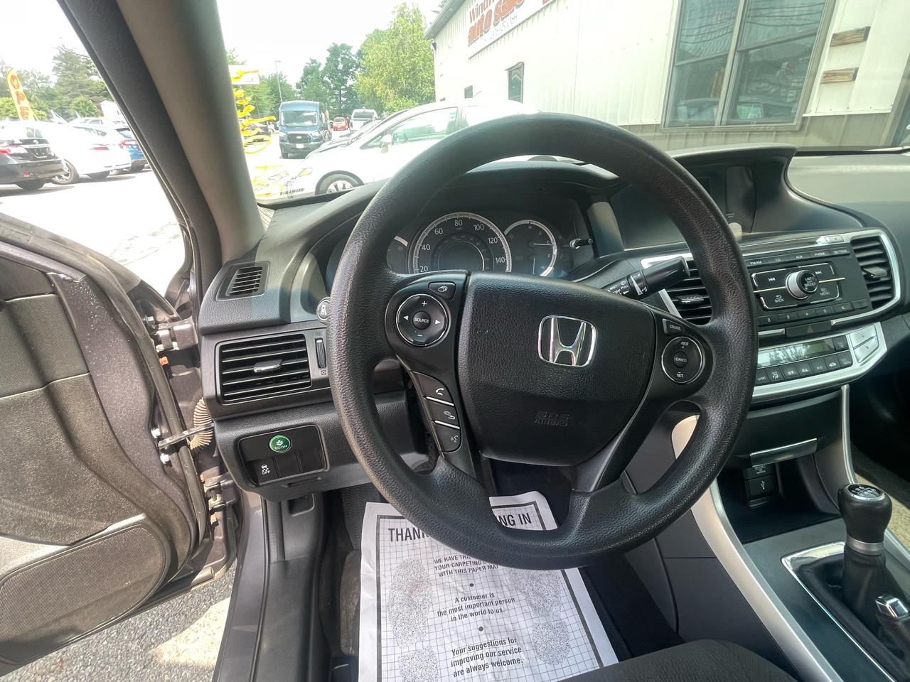 Honda Accord Sdn 4dr I4 Man EX 2013