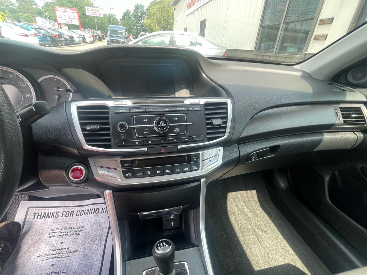 Honda Accord Sdn 4dr I4 Man EX 2013