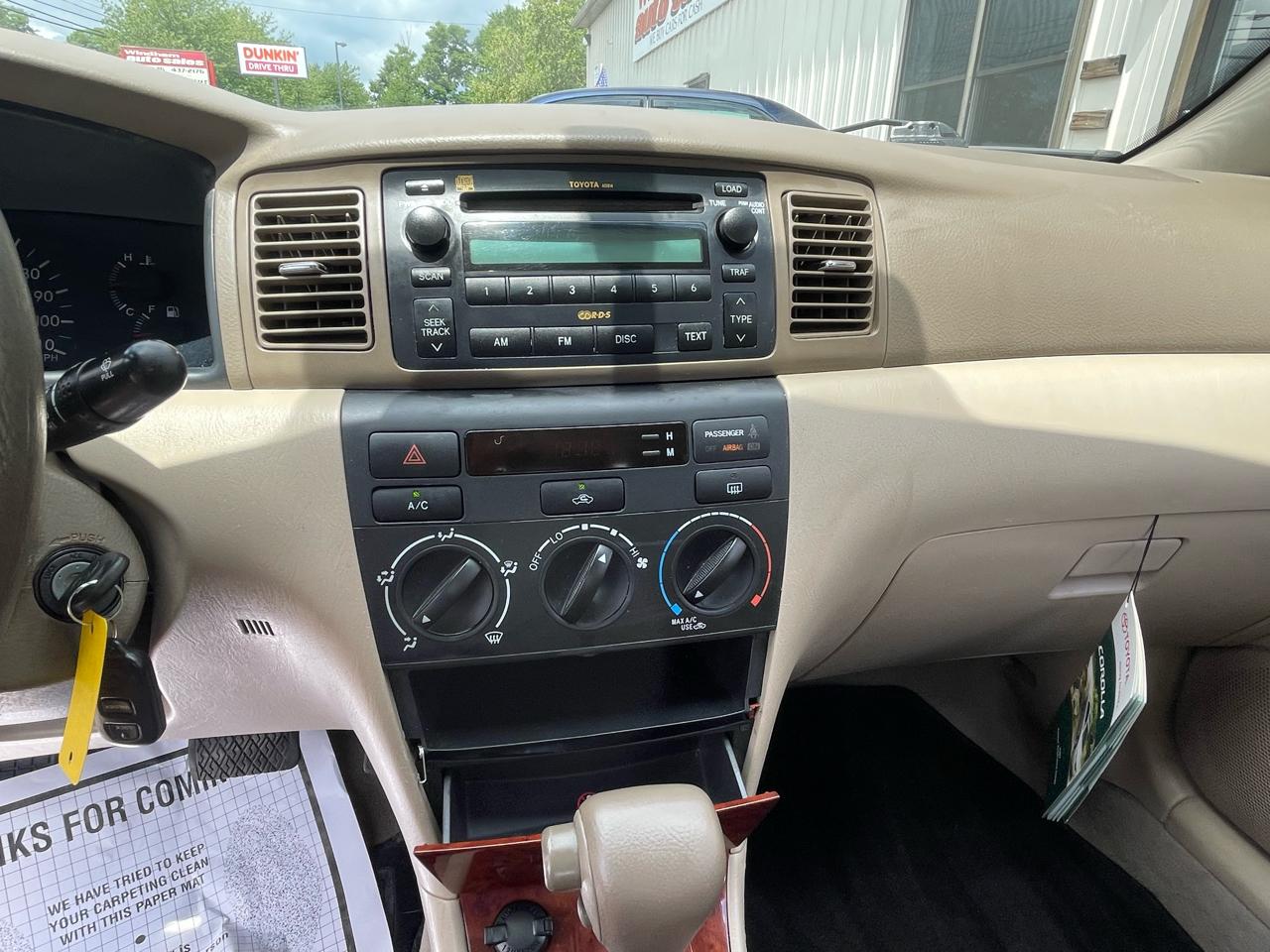 Toyota Corolla 4dr Sedan Auto 2007
