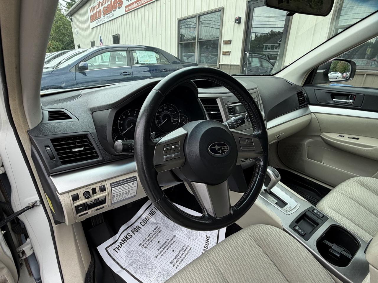 Subaru Outback 4dr Wgn H4 Auto 2.5i Premium All-Weather 2010