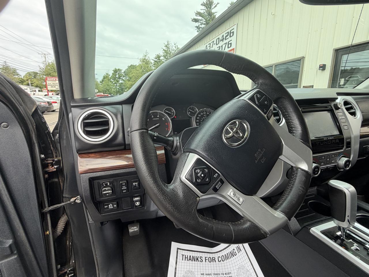 Toyota Tundra 4WD Truck Double Cab 5.7L FFV V8 6-Spd AT LTD (Natl) 2014