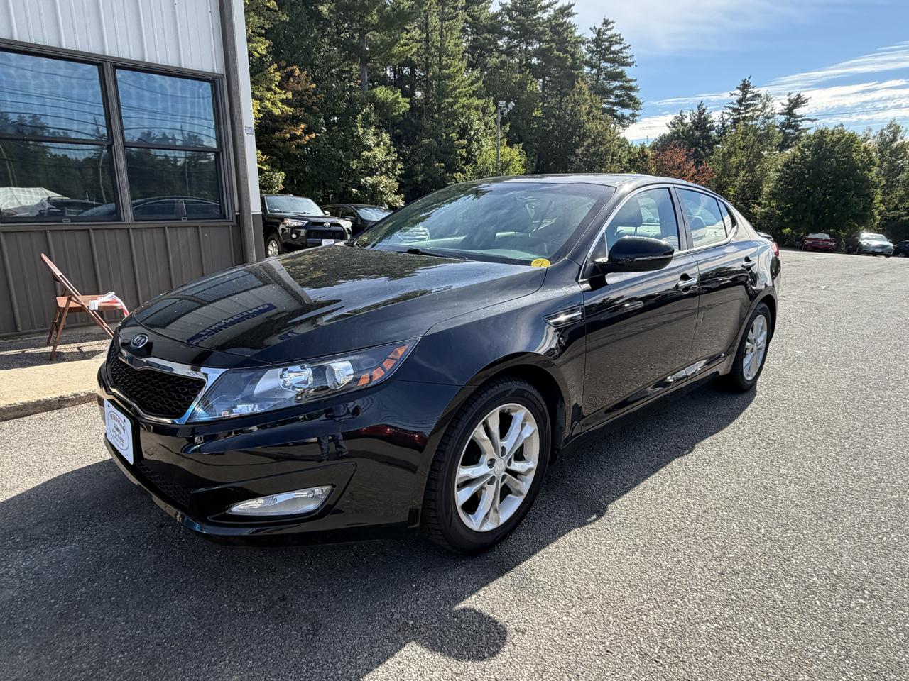 Black 2012 Kia Optima Sedan  Automatic