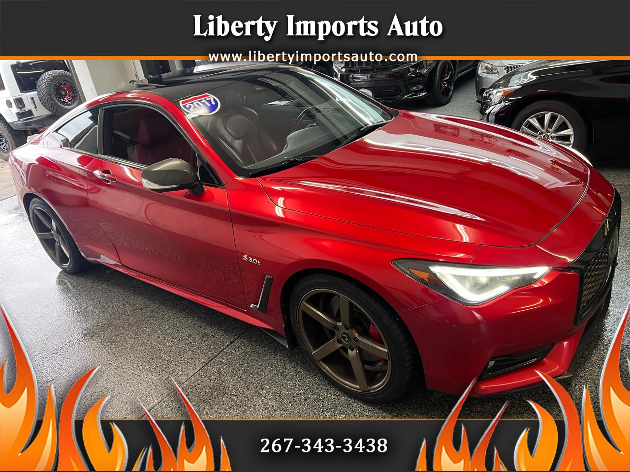 2017 Infiniti Q60 Red Sport 400 AWD