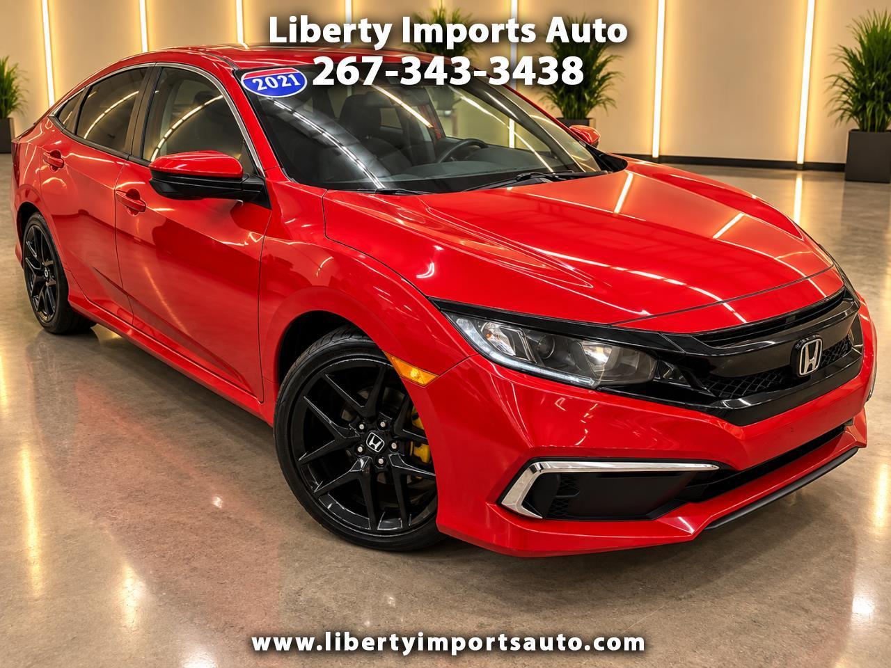2021 Honda Civic LX Honda Sensing Sedan CVT
