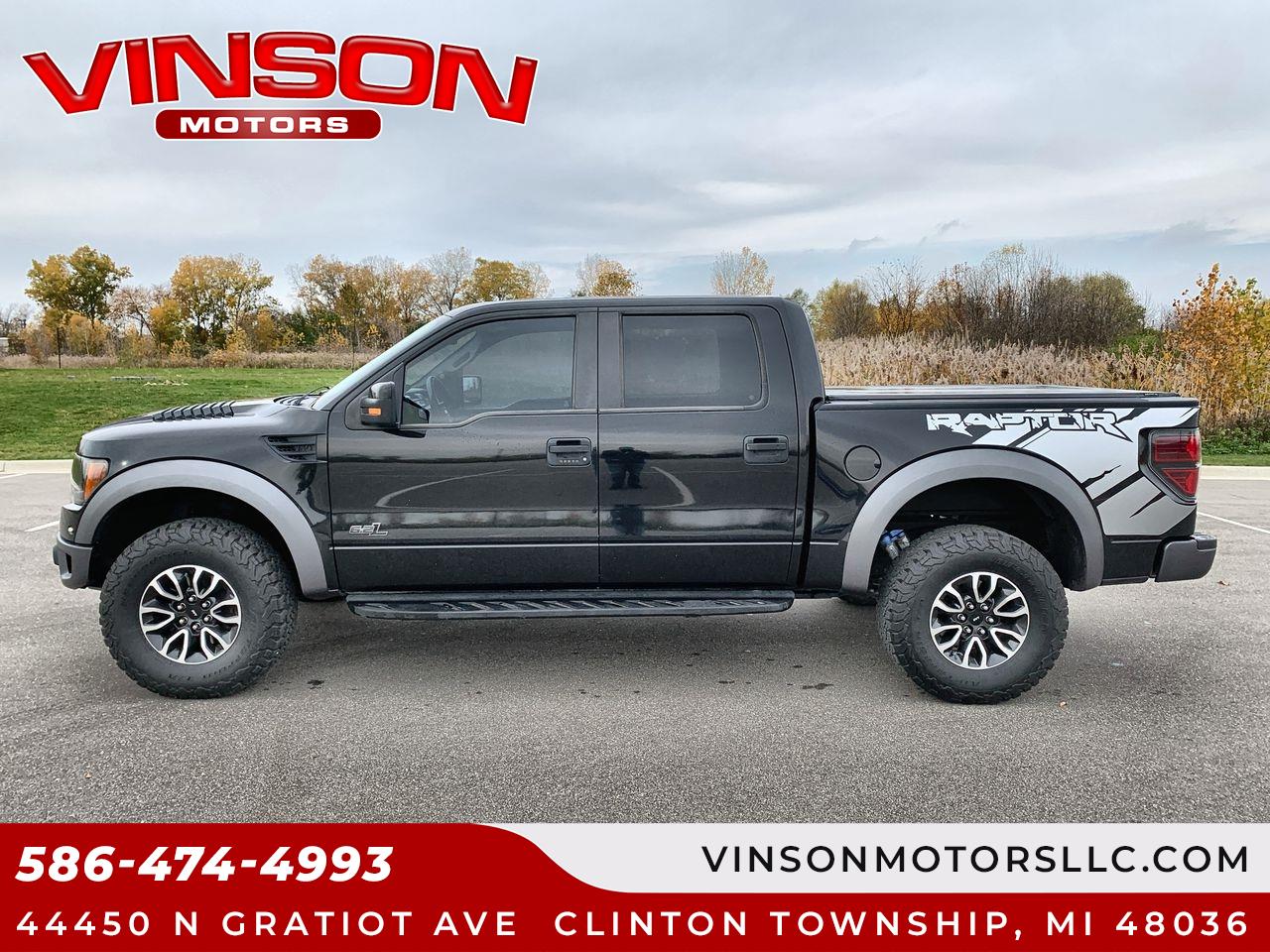 Used 2012 Ford F150 4WD SuperCrew 145" SVT Raptor for Sale in Clinton
