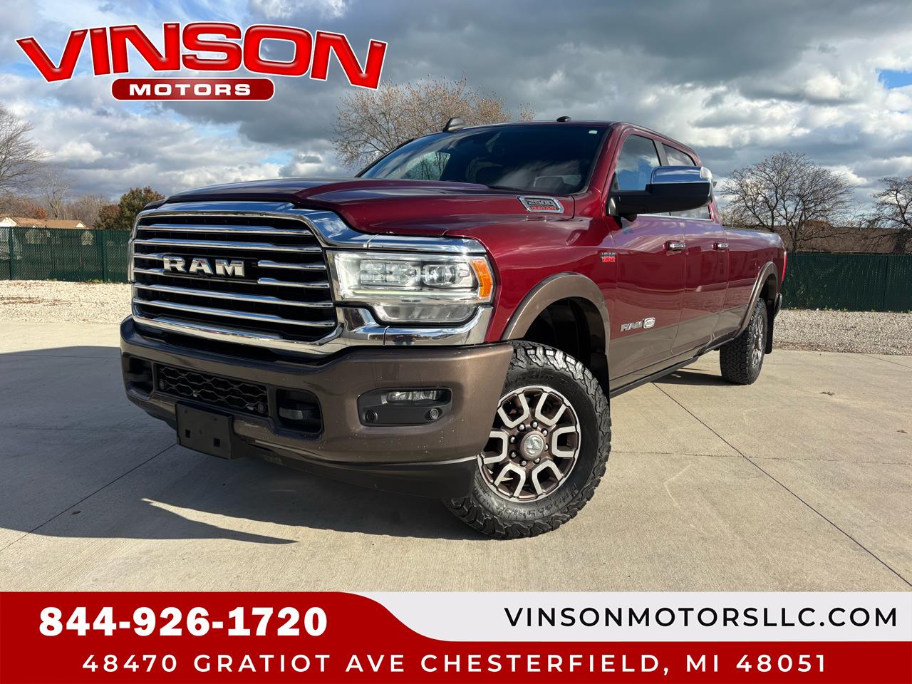 2019 RAM 2500 Longhorn 4x4 Crew Cab 8' Box