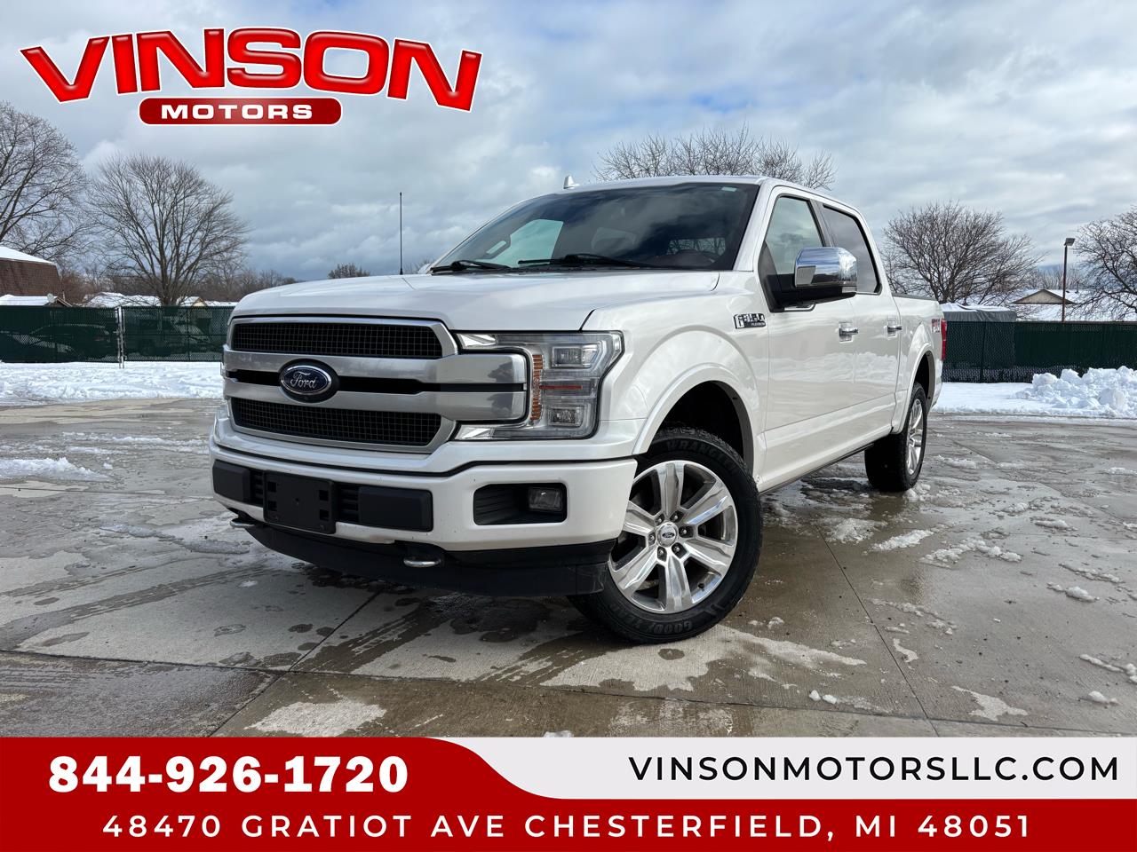 2018 Ford F-150 Platinum 4WD SuperCrew 5.5' Box