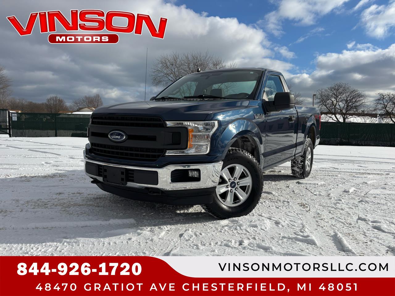 Ford F-150 XL 4WD Reg Cab 8' Box 2020